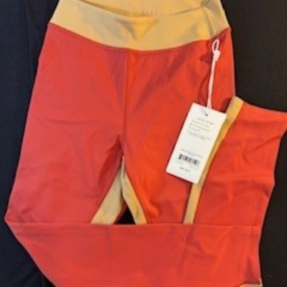 TAVI Mid Rise 7/8 Tight - Spice with Camel Stripe  - NWT - Picture 4 of 5